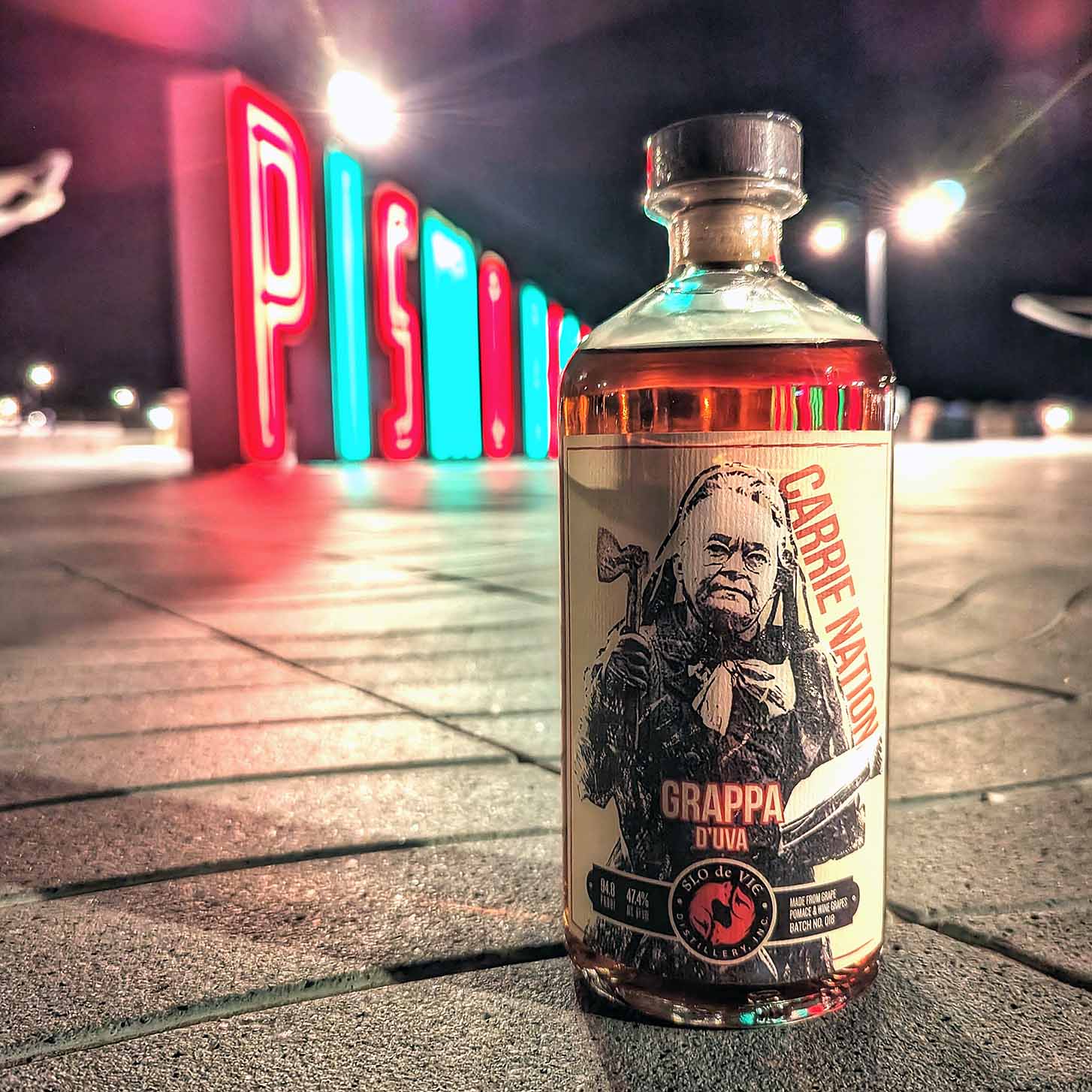 Carrie Nation Grappa d'Uva SLO de Vie